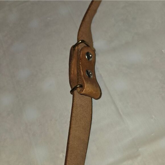 Vintage tooled leather Med. bag 9" - Picture 8 of 16